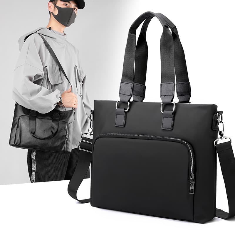 Moda novo estilo masculino moda Casual bolsa de ombro simples negócios Commuter bolsa portátil Crossbody