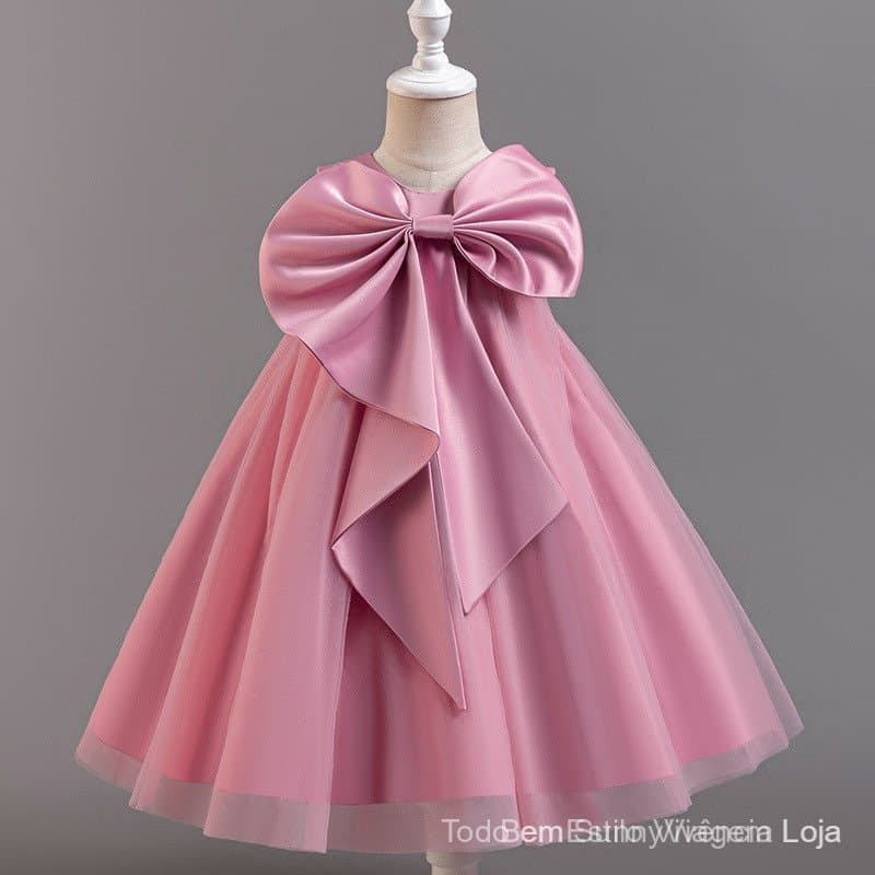 Vestido de Aniversário de Menina de Um Ano de vestido infantil menina vestido princesa infantil