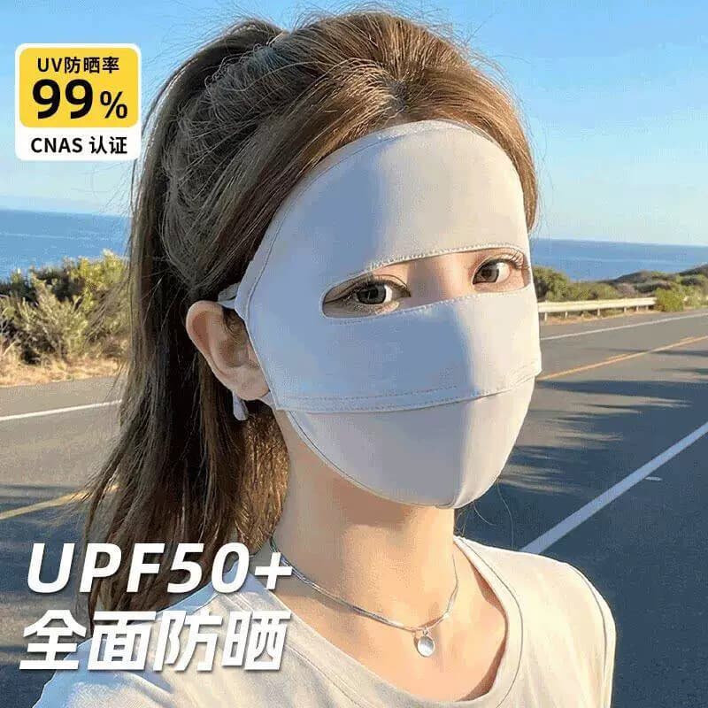Máscara protetora solar feminina, proteção facial completa, guarda-sol, Anti-ultravioleta, verão 2026, novo estilo, cobe