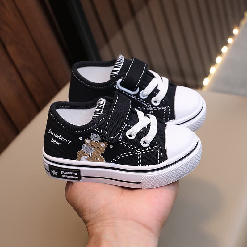 Crianças sapatos de lona meninos sapatos de bebê de sola macia da criança respirável meninos tênis meninas tênis de corr