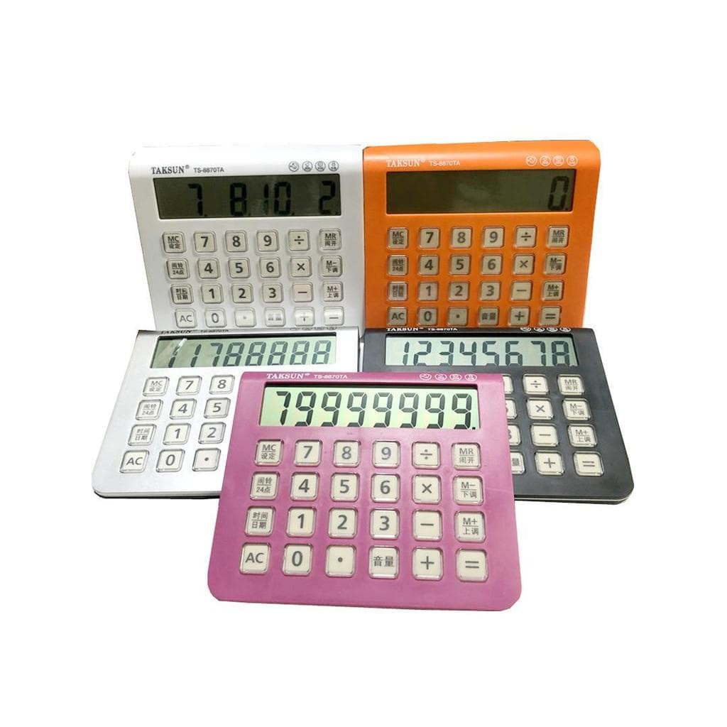 Dexin 3811/8870 Calculadora Voz ao vivo Loja de escritório comercial Computador portátil financeiro