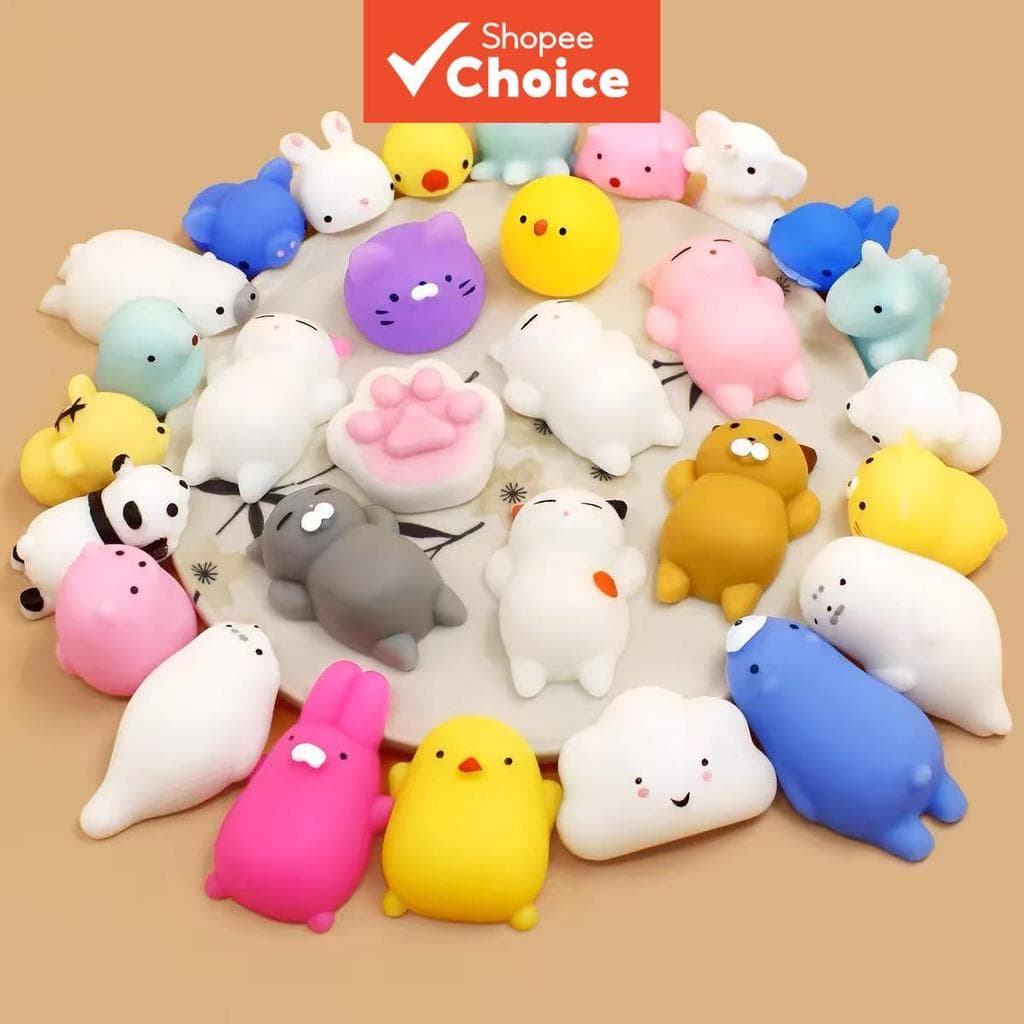 Kit50 Conjunto Mochi Macio , Mastigável E Pegajoso , Jogo Pop It Murah Kecil , Brinquedos Fofos Para Meninos