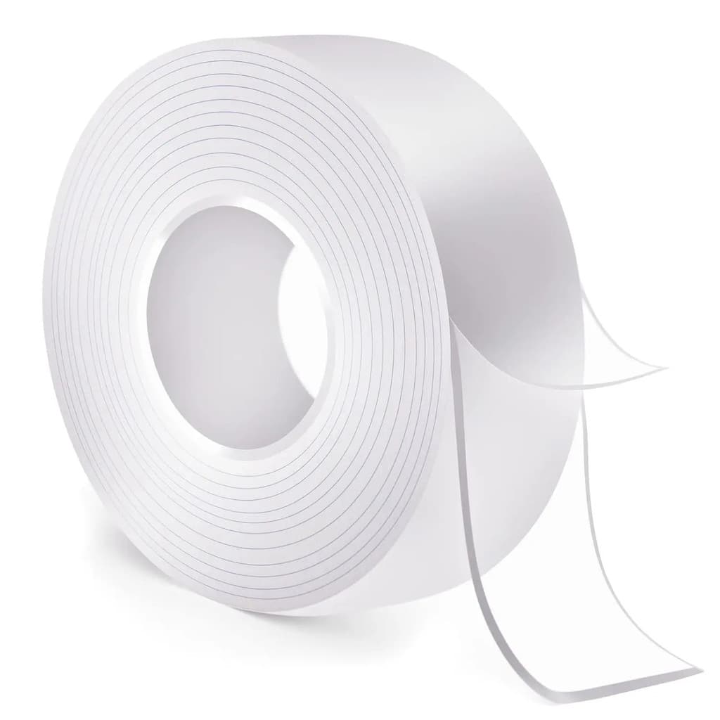 Fita Adesiva Dupla Face de Alta Resistência (3 metros), Fita Nano Dupla Face, Fita de Montagem Transparente, Imperm