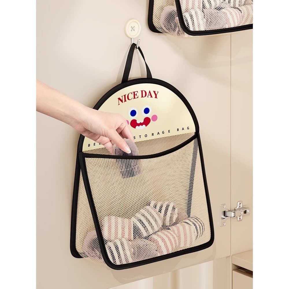Saco de armazenamento de meias pendurado saco de armazenamento de roupa interior atrás da porta do guarda-roupa ferramen