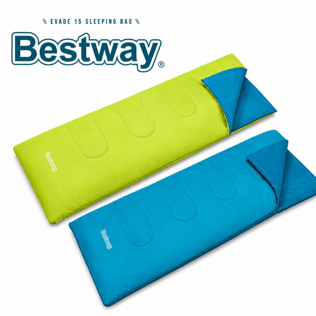 Saco de Dormir Bestway Evade 15 Solteiro 180x75cm Camping Trilha Leve com Bolsa de Transporte  Outras opções: