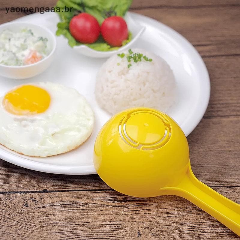 [yaoaa] Colher De Arroz Em Formato De Plástico , Molde De DIY Não sti , Bola Mingau Meio Redonda , Acessórios De Cozinha