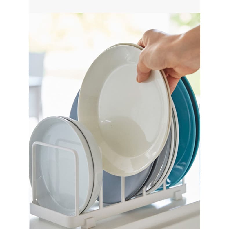 Rack de drenagem de prato de bancada de cozinha japonesa Multi-camada simples placa de corte sem perfuração rack de arma