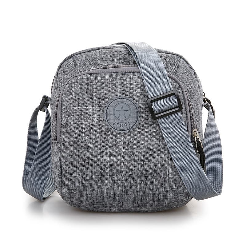 Nova bolsa feminina casual bolsa de lona de náilon de meia-idade idosos saco do mensageiro moda All-match saco casual de