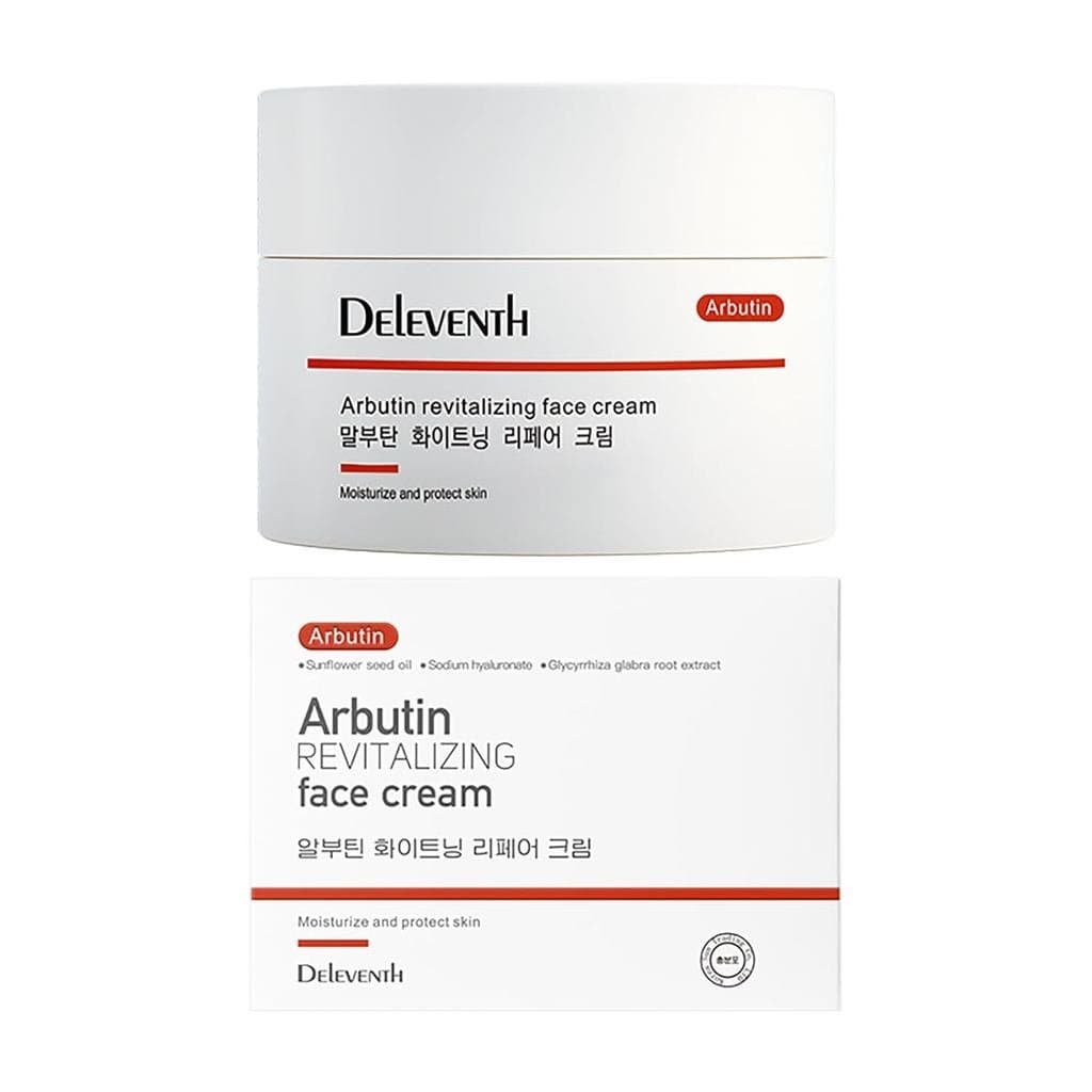 Creme Facial Revitalizante com α-Arbutina da Marca Coreana 30g / com Vitamina C e Hialuronato de Sódio para uma Pele Mai