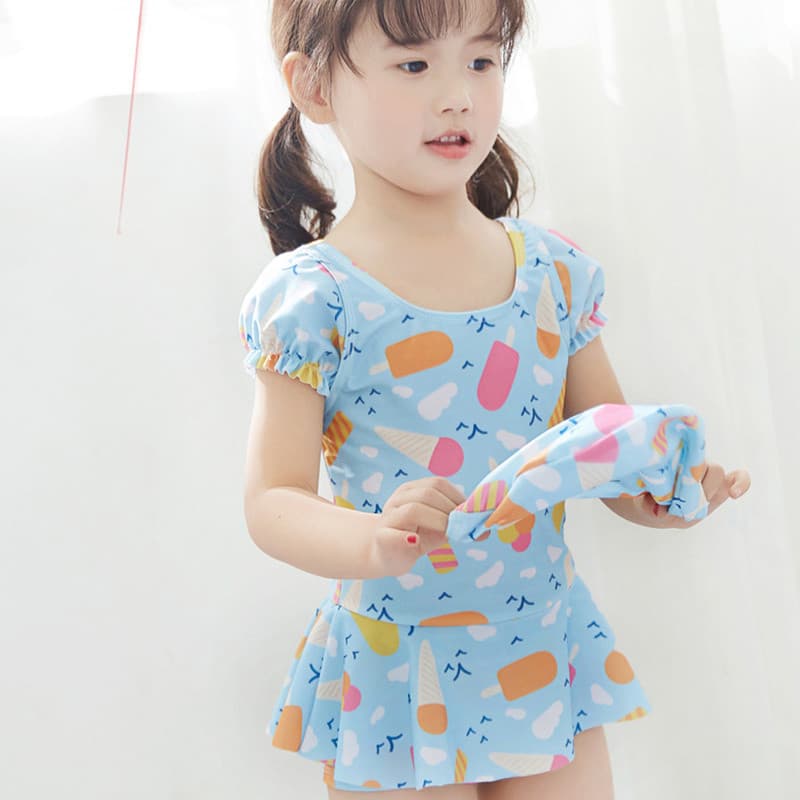 2025 novo estilo 2-12 anos de idade bebê menina moda maiô de uma peça grandes crianças meninas maiô bonito bebê maiô