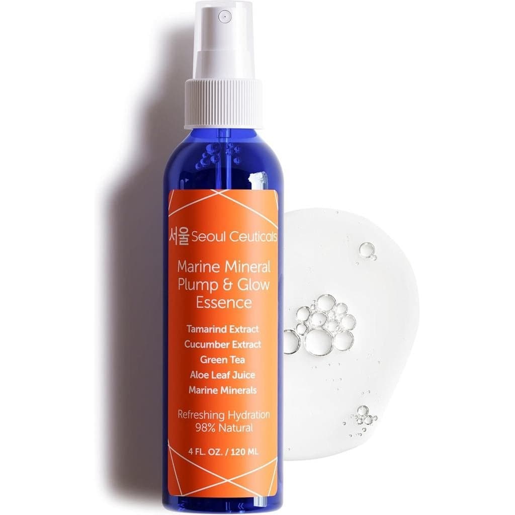 SeoulCeuticals Tônico Essência Coreano para Cuidados com a Pele - Spray Facial K Skincare com Extrato de Pepino e Minera