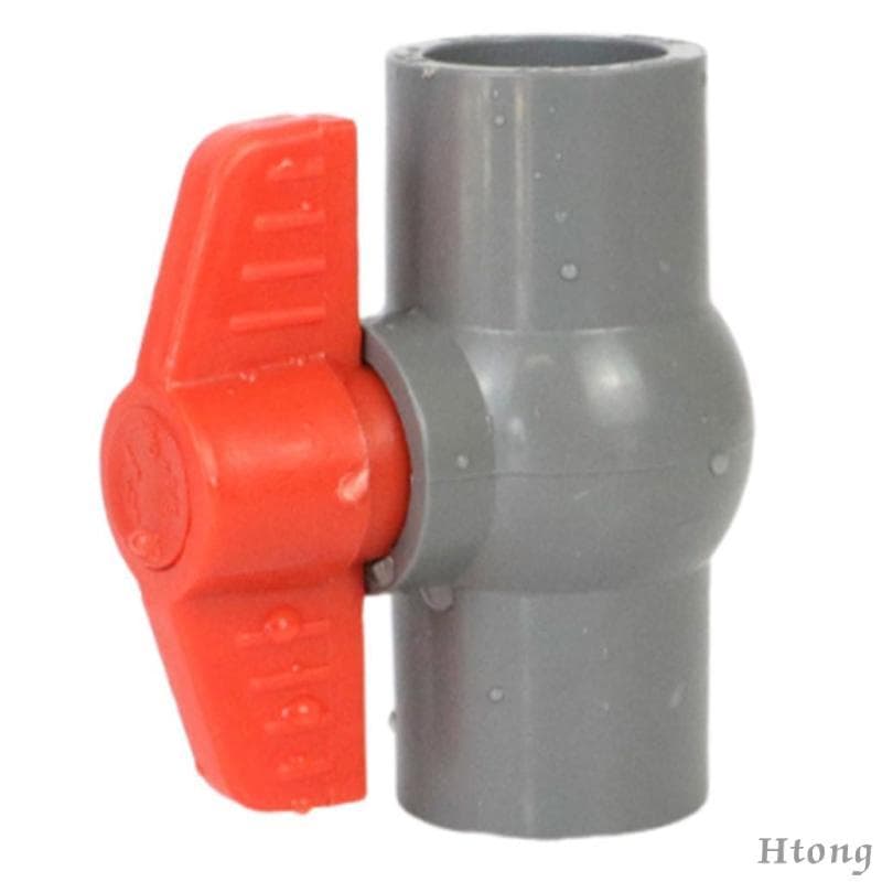 [Htong] Válvula De Esfera De PVC Encaixe De Tubo Compacto Para Tubos De Esgoto Sistema De Irrigação Aquicultura Linhas D