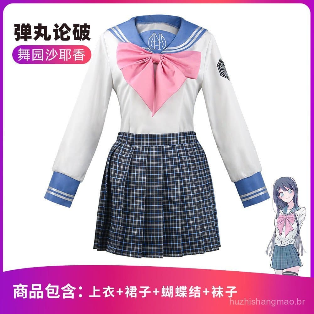 Cosplay de Danganronpa Maizono Sayaka, Traje de Marinheira JK, Fantasia de Anime