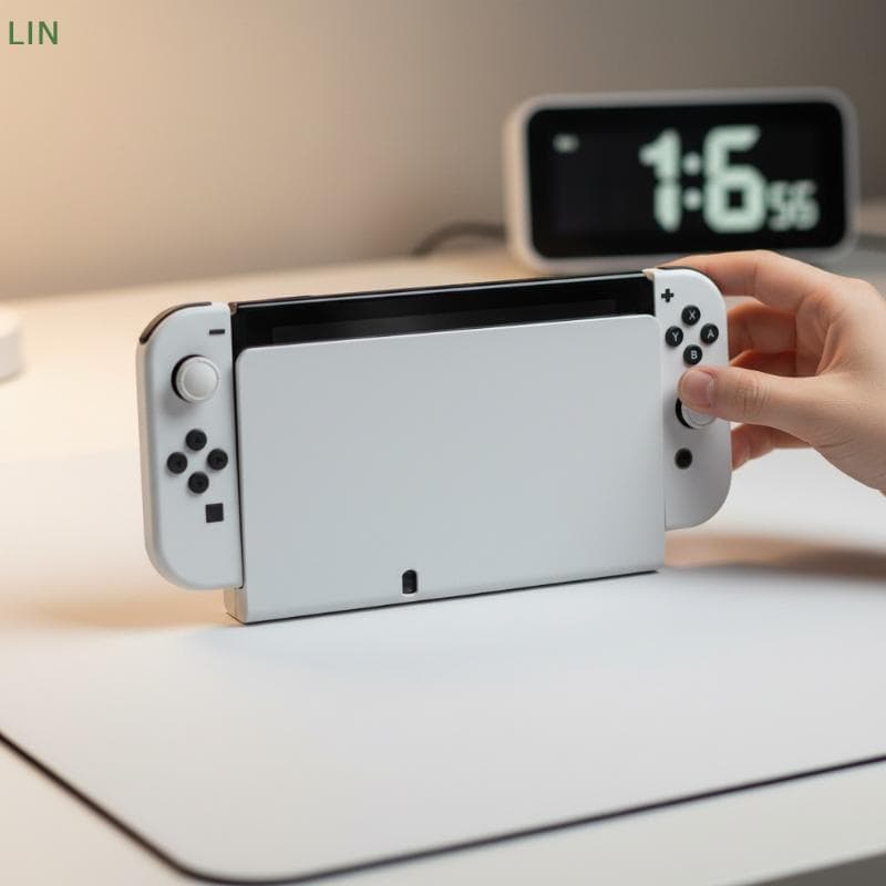 Switch OLED Console E Joy-Cons Capa Protetora Material À Prova De Choque De Camada Dupla Para Sessões De Jogos Diários