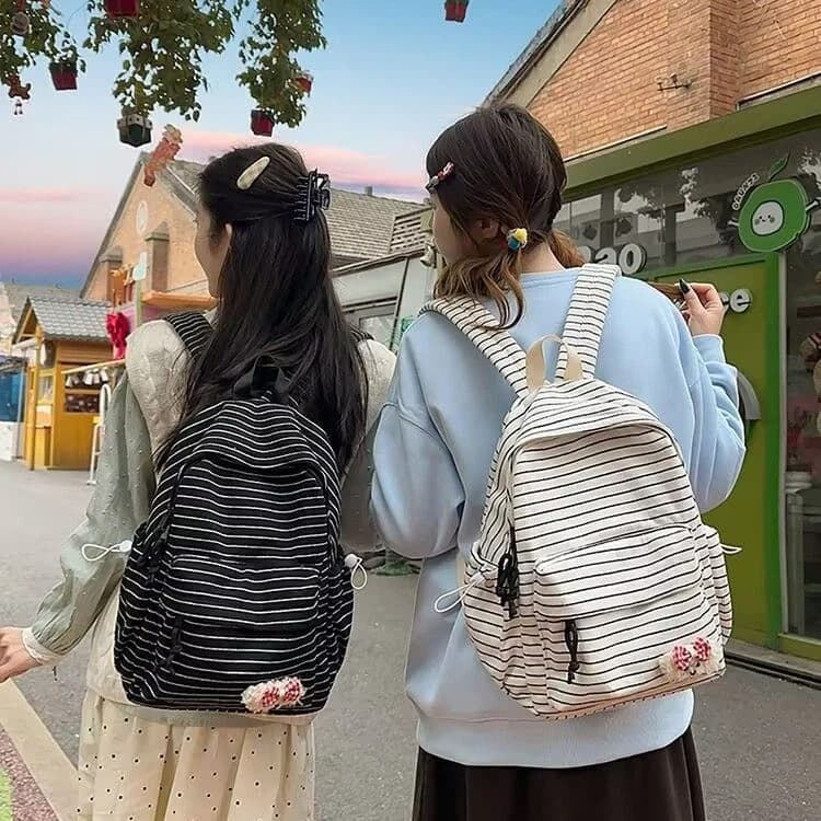 Mochila Nova Listrada Estudante Faculdade Saco Viajando Ins Do Ensino Médio Grande Capacidade 0.4kg
