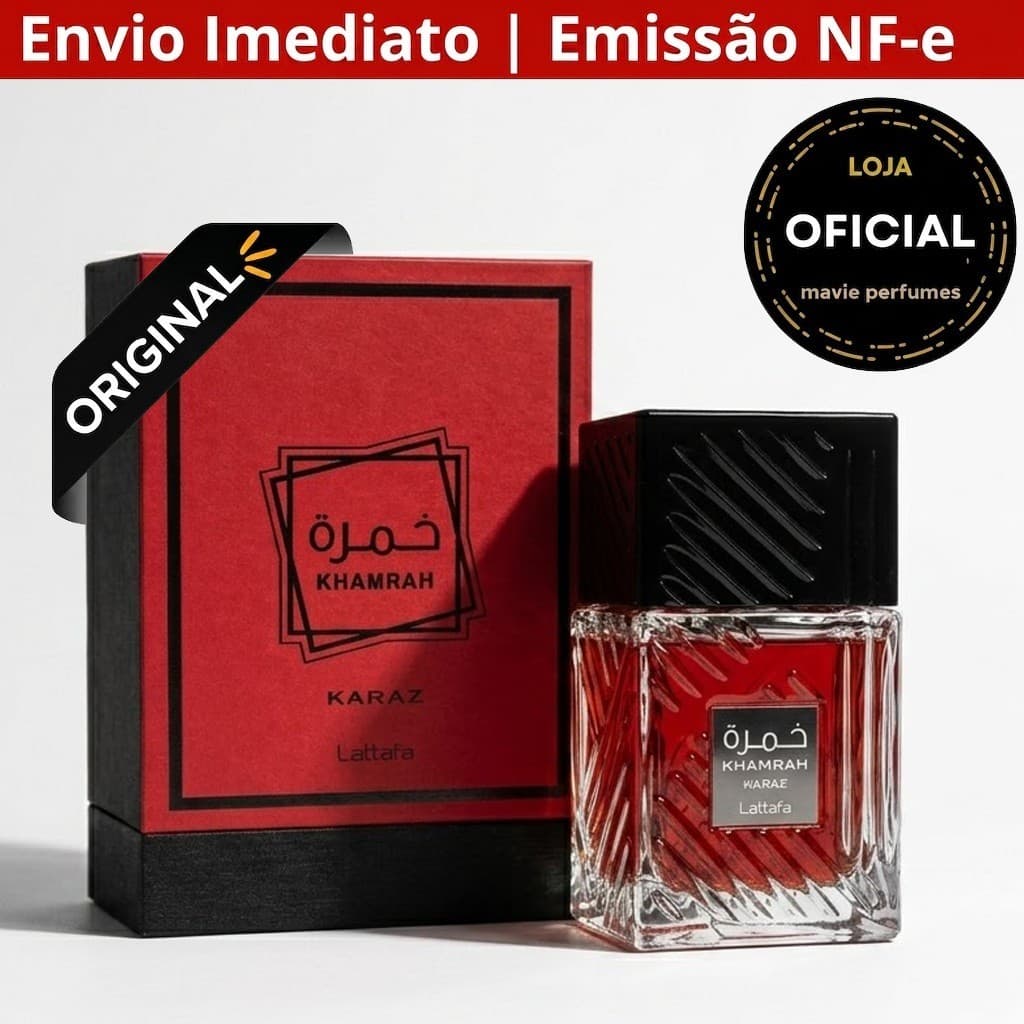🔥Frete Grátis Perfume Khamrah Karaz Lattafa 100%Original Árabe Perfume importado Envio a partir de São Paulo