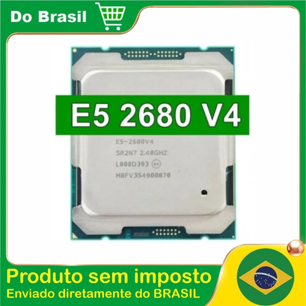 Processador Intel Xeon E5-2680 V4 Turbo 14 Núcleos 3.3ghz Socket LGA2011