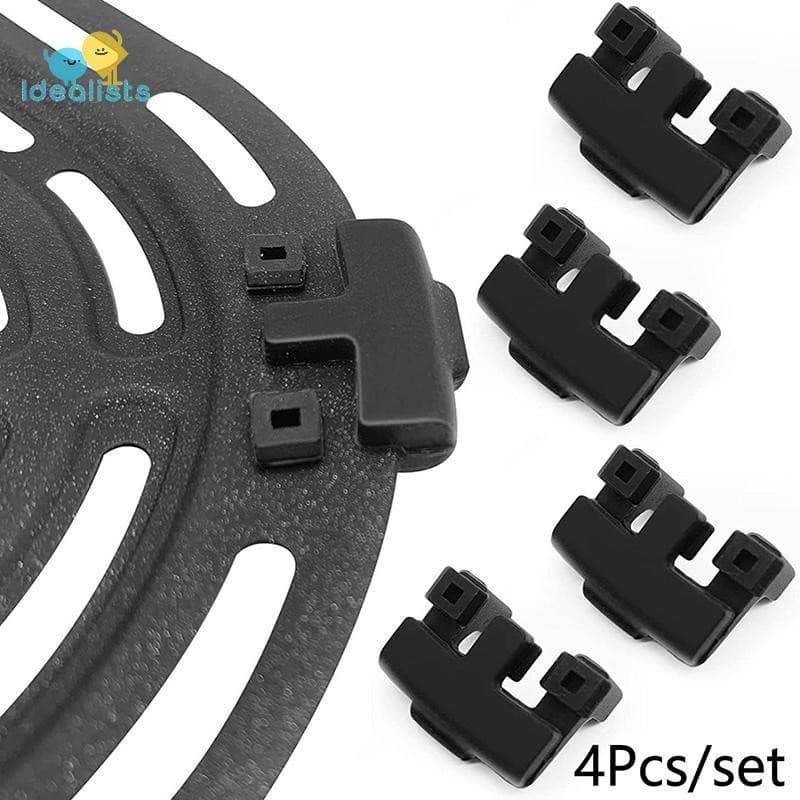 Idealistas Conjunto de 4 Peças de Forros de Borracha para Air Fryer, Utensílios de Cozinha com Capa de Silicone DUVA
