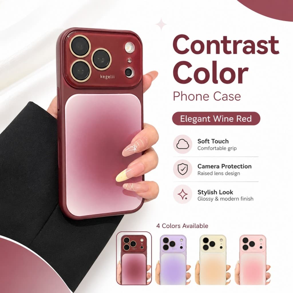 Dreamy Ombre Gradiente Caso De Telefone Para iPhone 13 14 15 16 17 Pro Max Bonito Pastel Cor Mistura Brilhante Capa Prot
