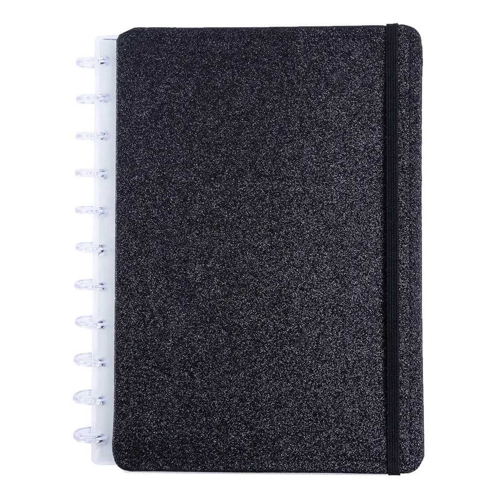 Caderno De Disco Diskô Tam G Shine Preto Inteligente Diskô Shine Preto Caderno De Disco Caderno Preto