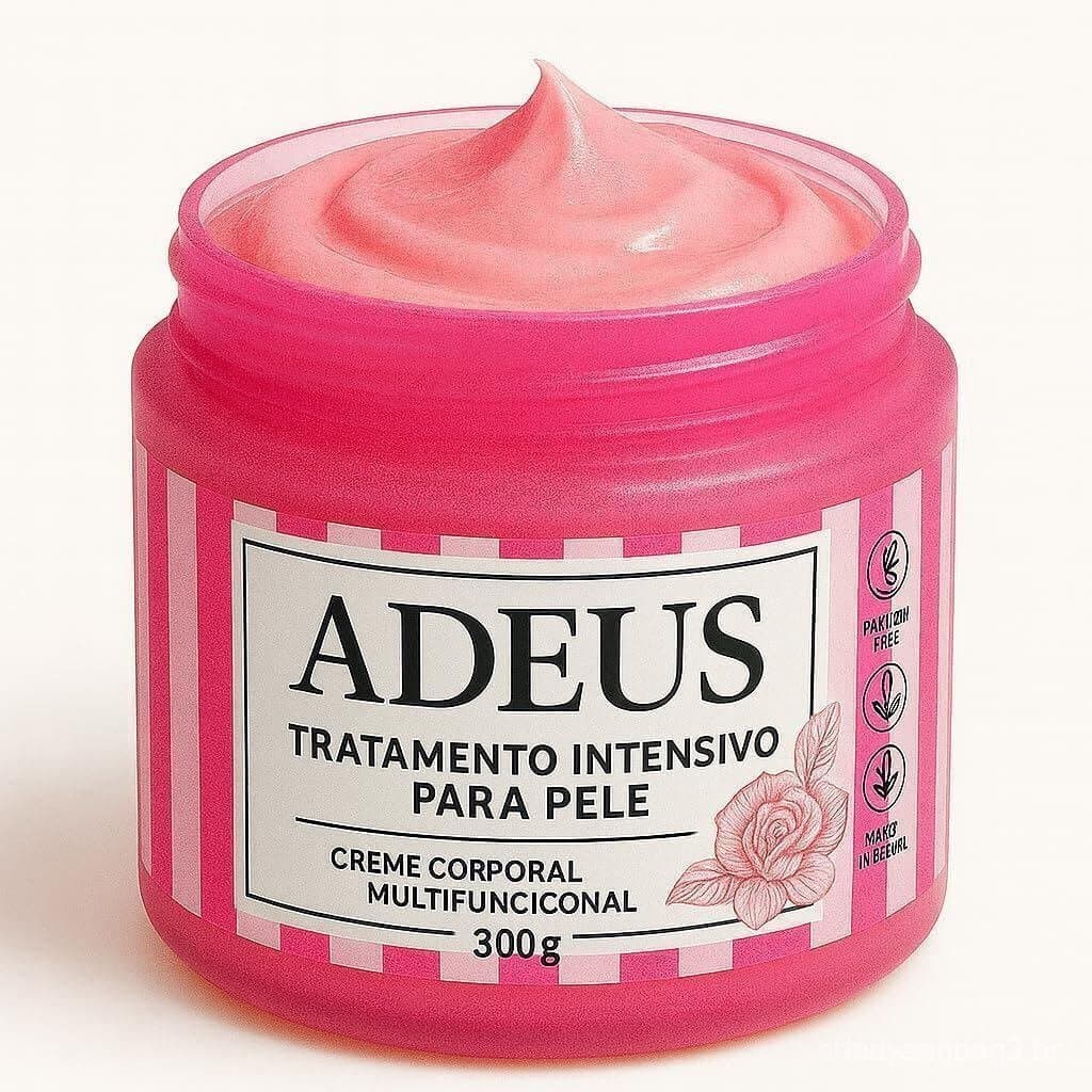 ADEUS Creme Rosa Intensivo Multi-Efeito - Especialmente desenvolvido para o cuidado profundo da celulite e das estrias.