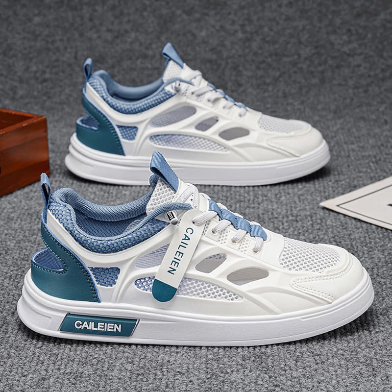2026 verão novo estilo respirável estilo fino na moda All-Match sapatos de malha oca