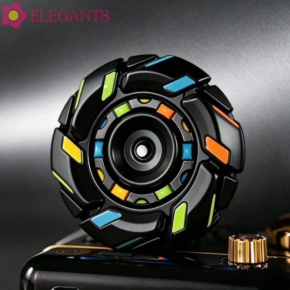 AELEGANT Fidget Spinner , Brinquedo Giroscópio Deformável Mecânico Giratório De Metal Com Rotação Suave De Liga Premium