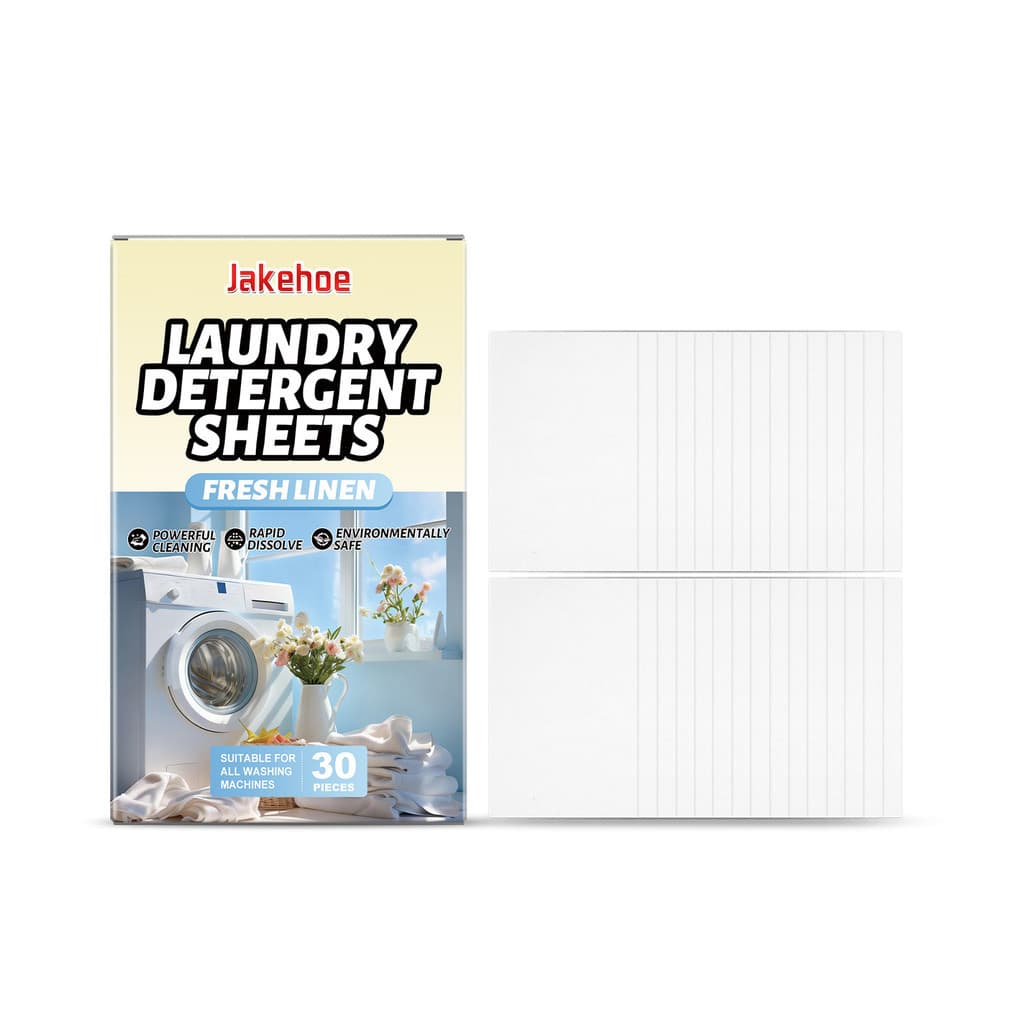 Pastilhas de lavanderia Jakehoe para uso doméstico, removem manchas e odores, fáceis de transportar, facilitam a limpeza