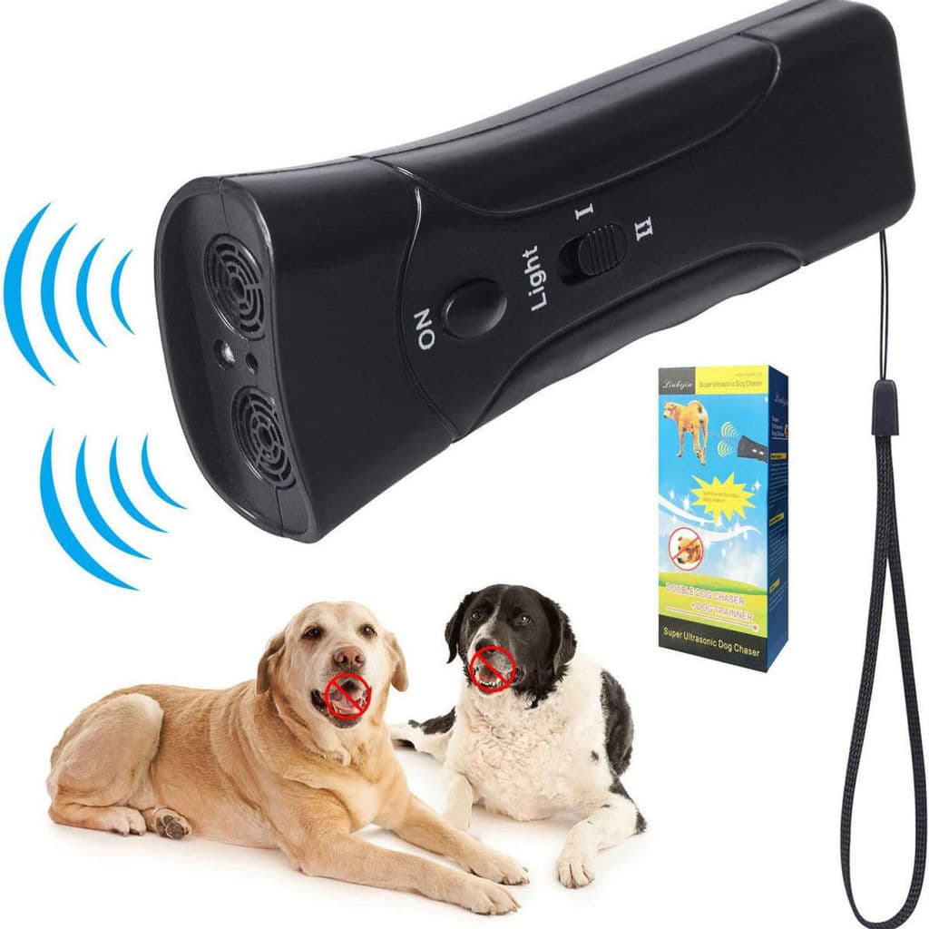 Repelente ultrassônico para cães, portátil, repelente para cães de estimação, treinamento, suprimentos para animais de e