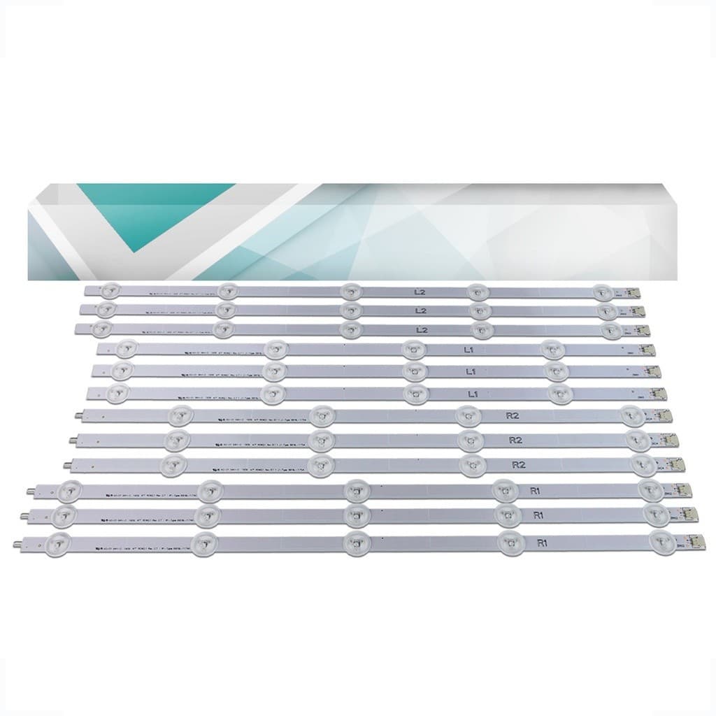 Kit 12 Barras De Led Tv 47ln5400 47ln5700 47la6200 nova