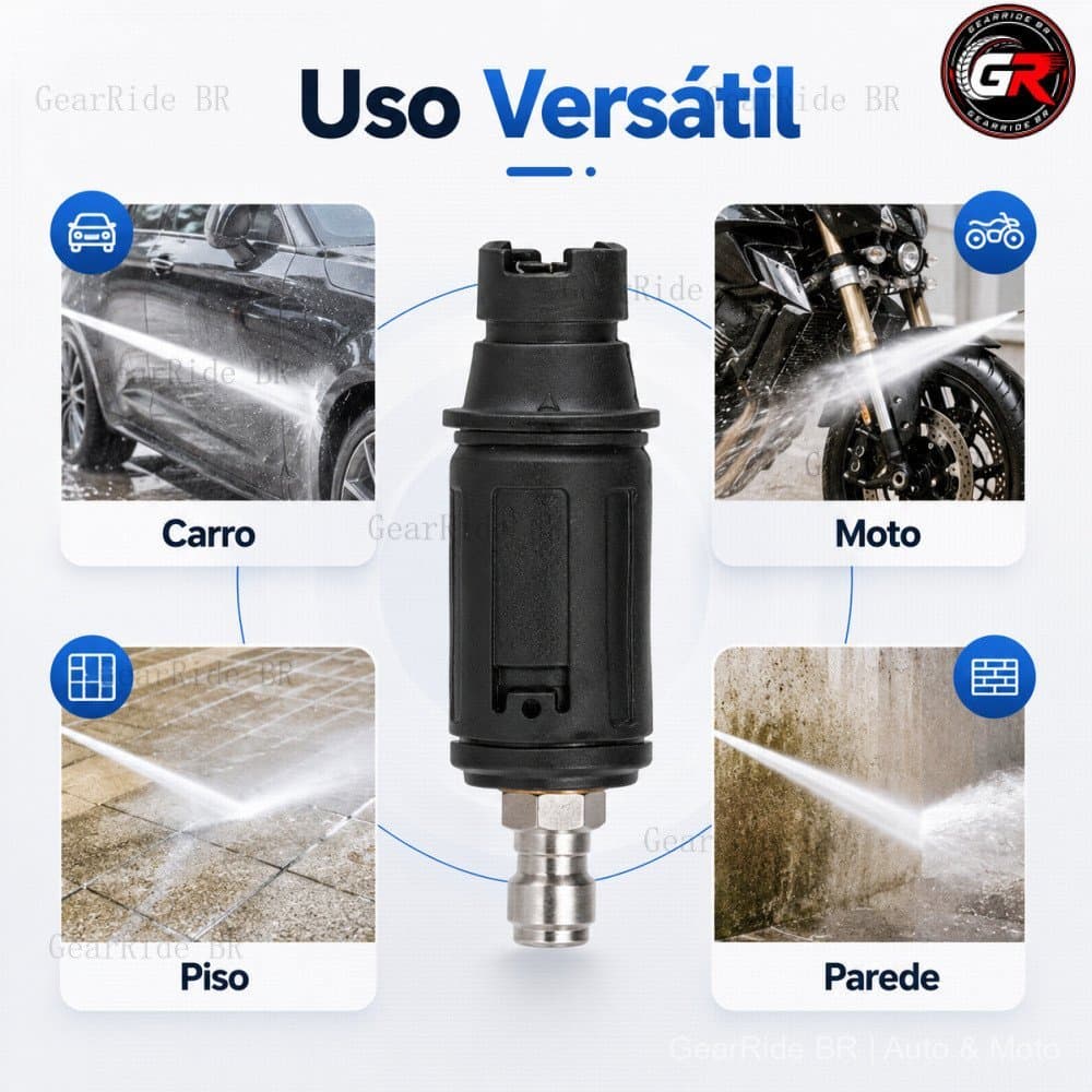 Bico De Lavadora De Alta Pressão Ajustável Com Ângulo PFG Conexão De Plugue Rápido De 1/4 " 3000 PSI Bocal De Rápida FG
