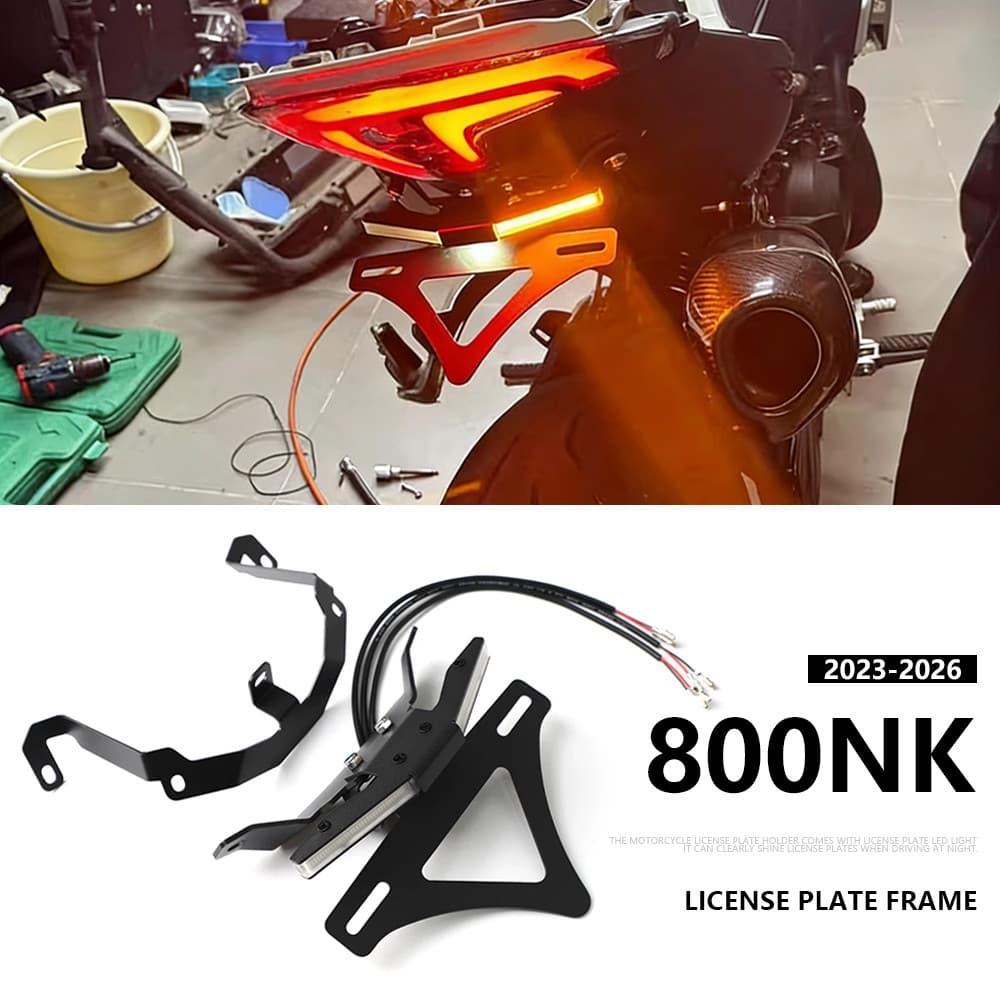 Para CFMOTO 800NK NK800 800 NK 2024 2025 Acessórios Lanterna Traseira Suporte Da Placa De Licença Traseiro Fender Elimin