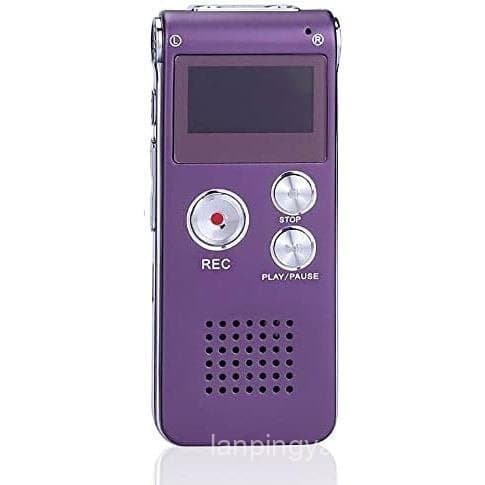 Equipamento de Caça a Fantasmas Sobrenatural, Gravador Digital EVP Ativado por Voz, USB, 8GB (Vermelho Vinho)