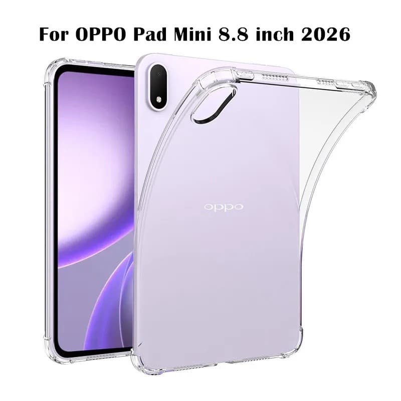 Para OPPO Pad Mini 8.8 " Polegadas 2026 Caso Transparente Airbag Macio Silicone Tablet Capa PadMini OPPOPadMini funda TP