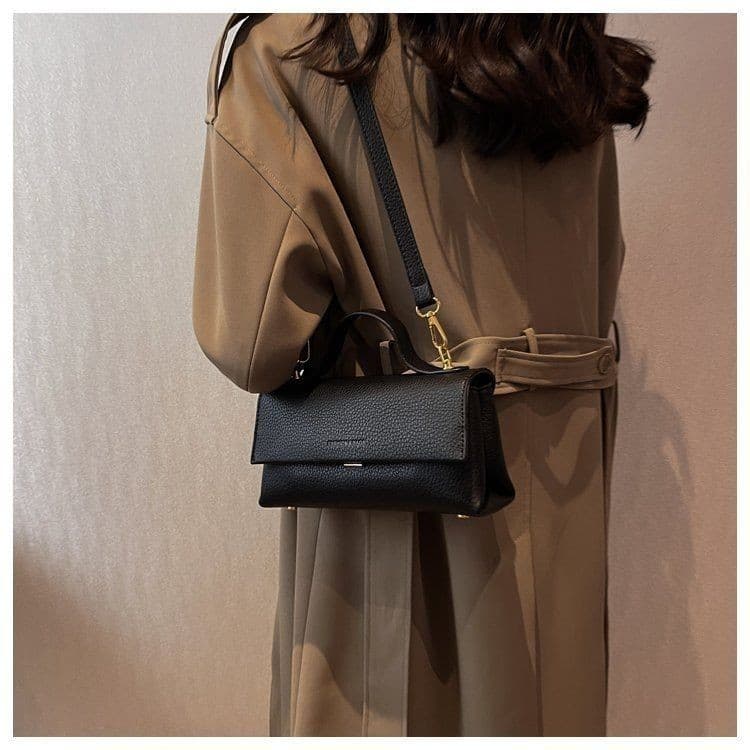 High-End sentido lichia padrão saco nicho Design 2026 bolsa feminina ombro Cross-corpo portátil pequeno