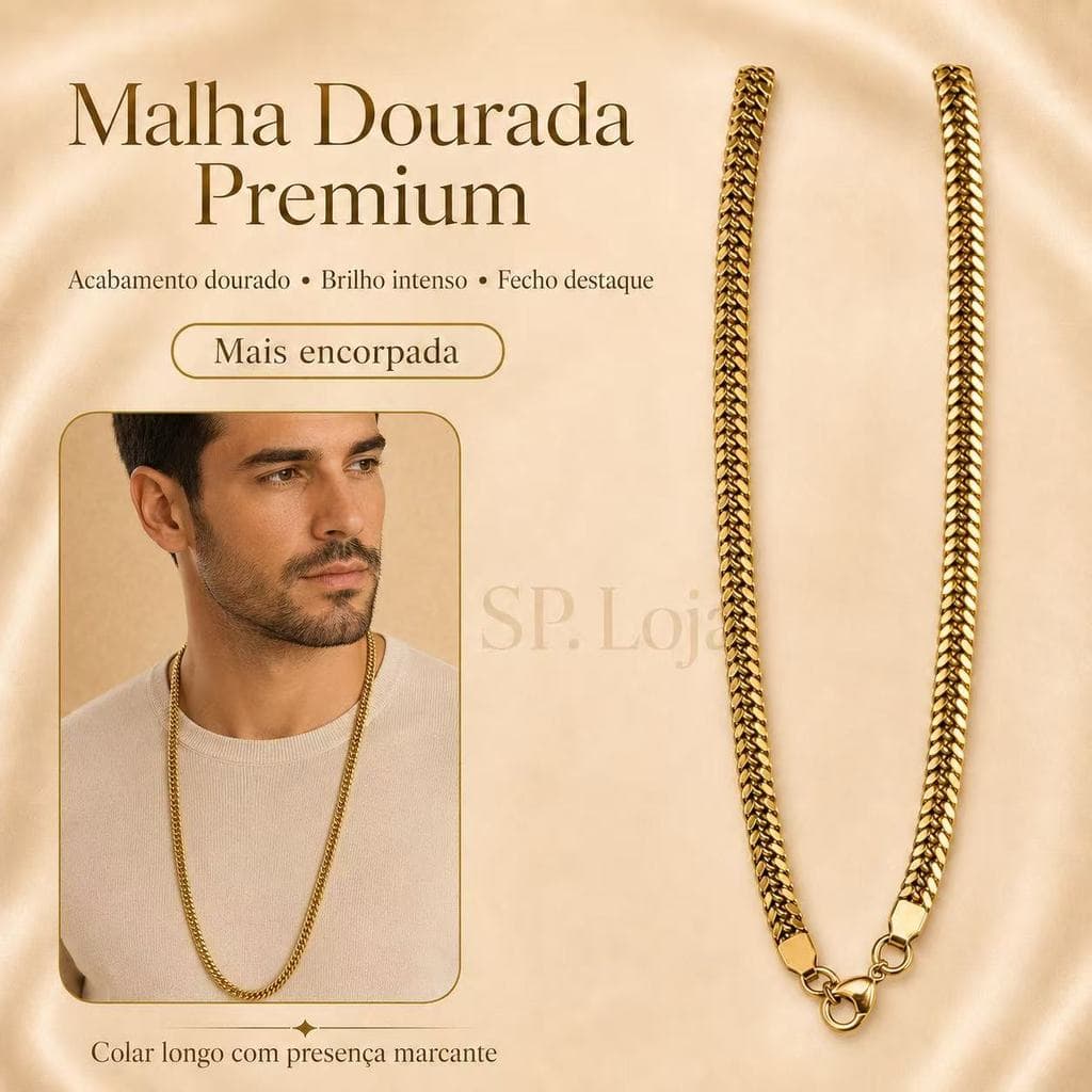 Colar masculino sem pingente 5