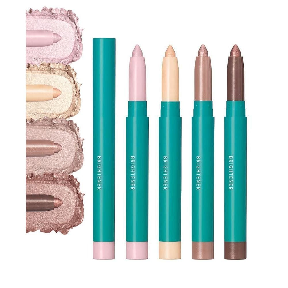 4 bastões de sombra, bastão iluminador para olhos, delineador iluminador com glitter, maquiagem para os olhos em creme c
