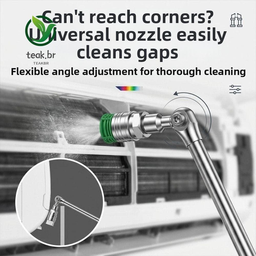 Haste De Limpeza De Ar Condicionado TEABR , Conexão Rápida De 1/4 " 25 ° Bicos Bobina HVAC Do Bico Ventilador , 360 Gira