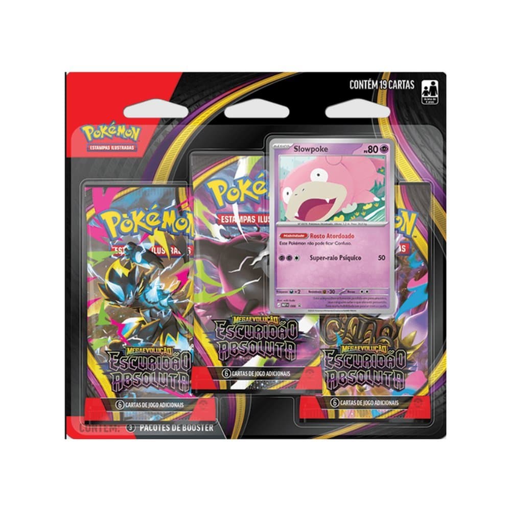 Jgs Brinq Carton - Pokemon Me05 - Blister Quadruplo - Escuridao Absoluta - Certificado Fsc 36896