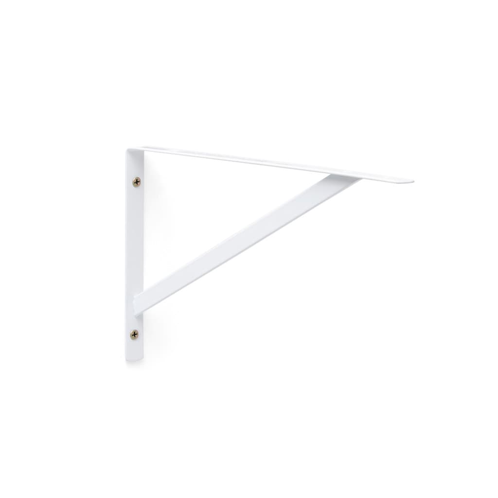 Kit 4X Suporte Para Prateleira  25 Cm Profundida Com Fixação Branco