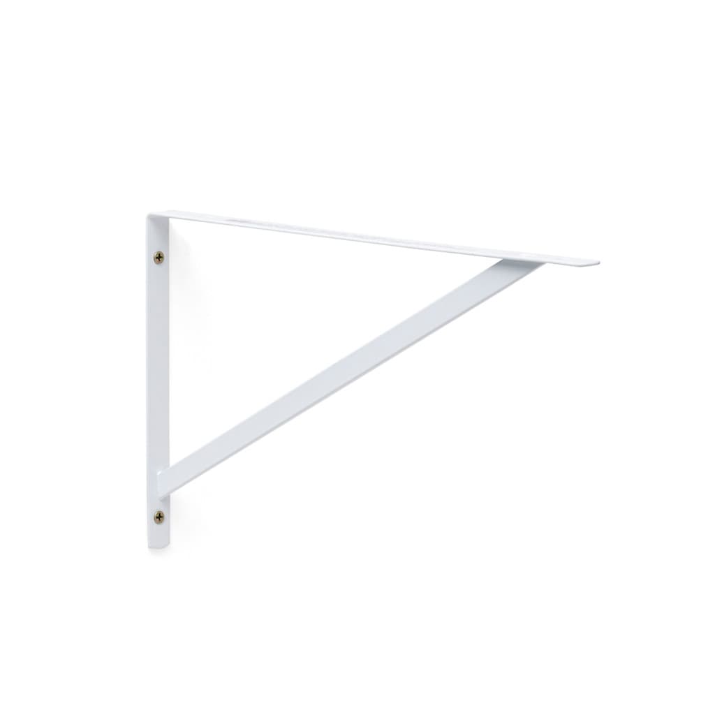 Kit 4X Suporte Mão Francesa Para Prateleira 30 Cm Branco