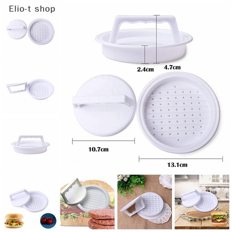 Elio-t Novo Molde Para Hambúrguer De Carne US Kitchen Burger Cooking Grill Fabricante De Prensa De Plástico COD