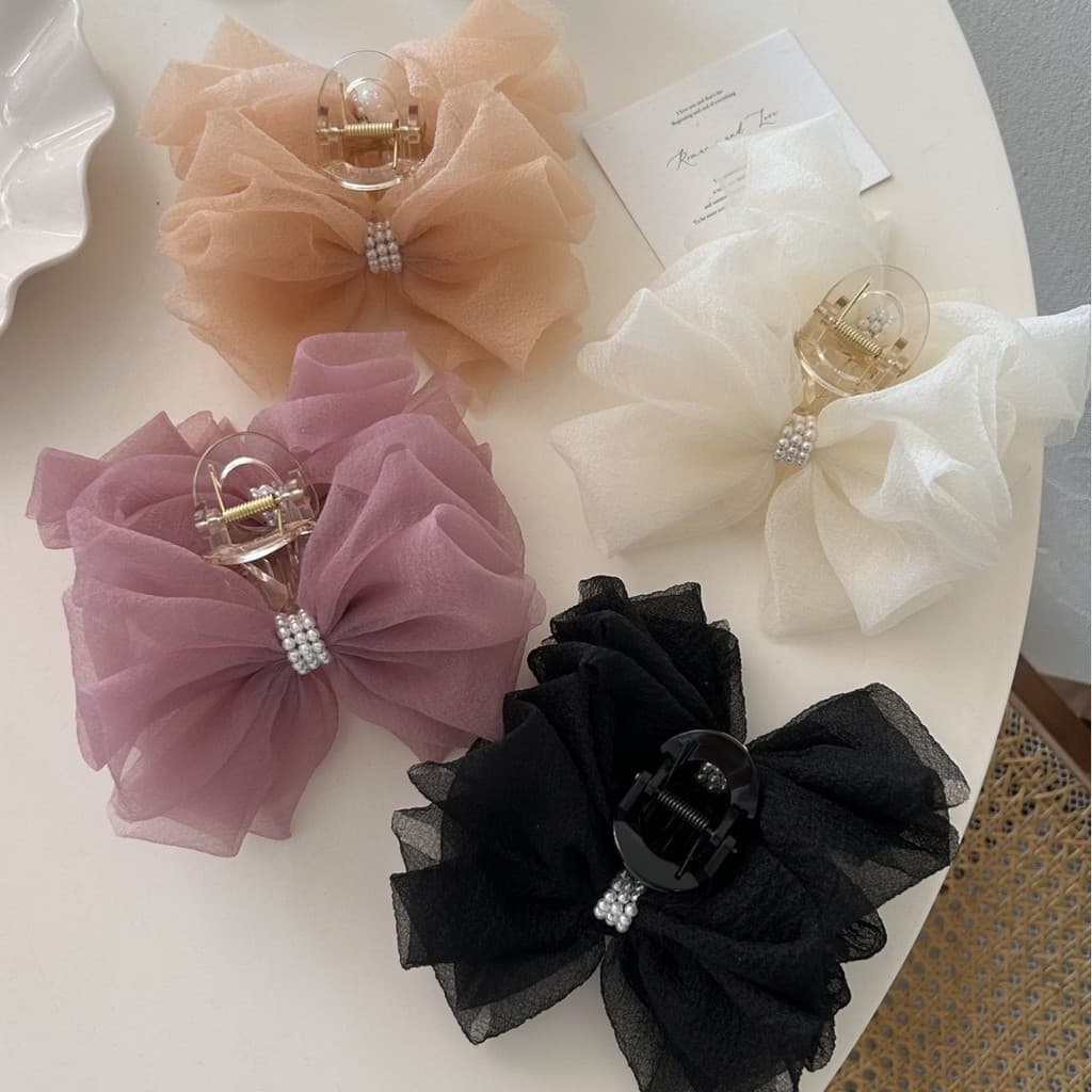 High-end gaze arco Grab clip high-end sentimento volta cabeça tubarão clipe mostrando Volume do cabelo Hairpin Headdress