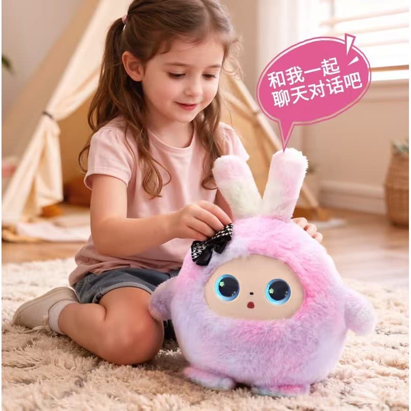 Cross-Border AI brinquedo boneca de pelúcia educacional ciência educação diálogo Multi-idioma robô inteligente cedo