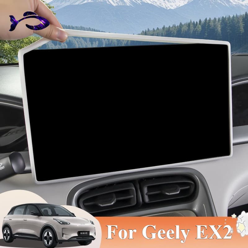 Para Geely EX2 Geome Xingyuan: Protetor de Borda de Tela de Silicone - Proteção Anti-Risco e Contra Impactos UUKY