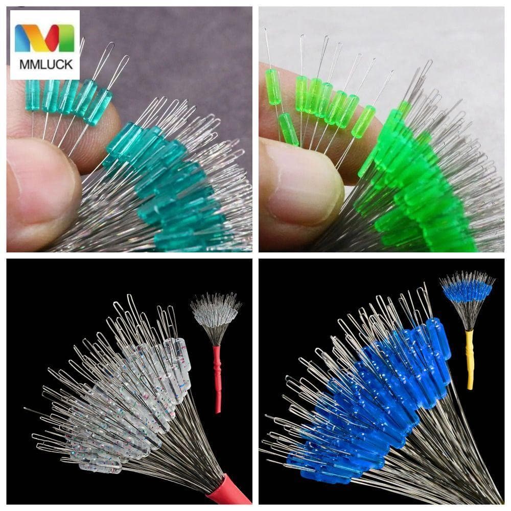 DARBY 100 Peças Rolha De Linha De Pesca , Feijão Espacial Anti-Fio De Silicone , Flutuador De Bobber Macio De 5 Tamanhos