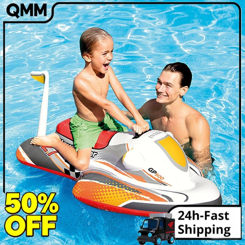 INTEX Acessórios Para Festa Na Praia Crianças Barco Inflável Piscina De Verão Brinquedo Aquático
