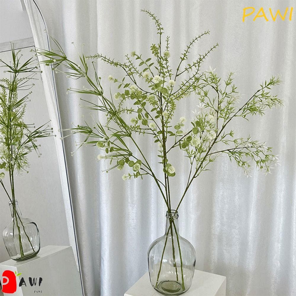 Planta Verde Artificial PAWI , Flor De Simulação Grande De Plástico , Folhas De Palmeira Estilo Floresta Plantas Falsas