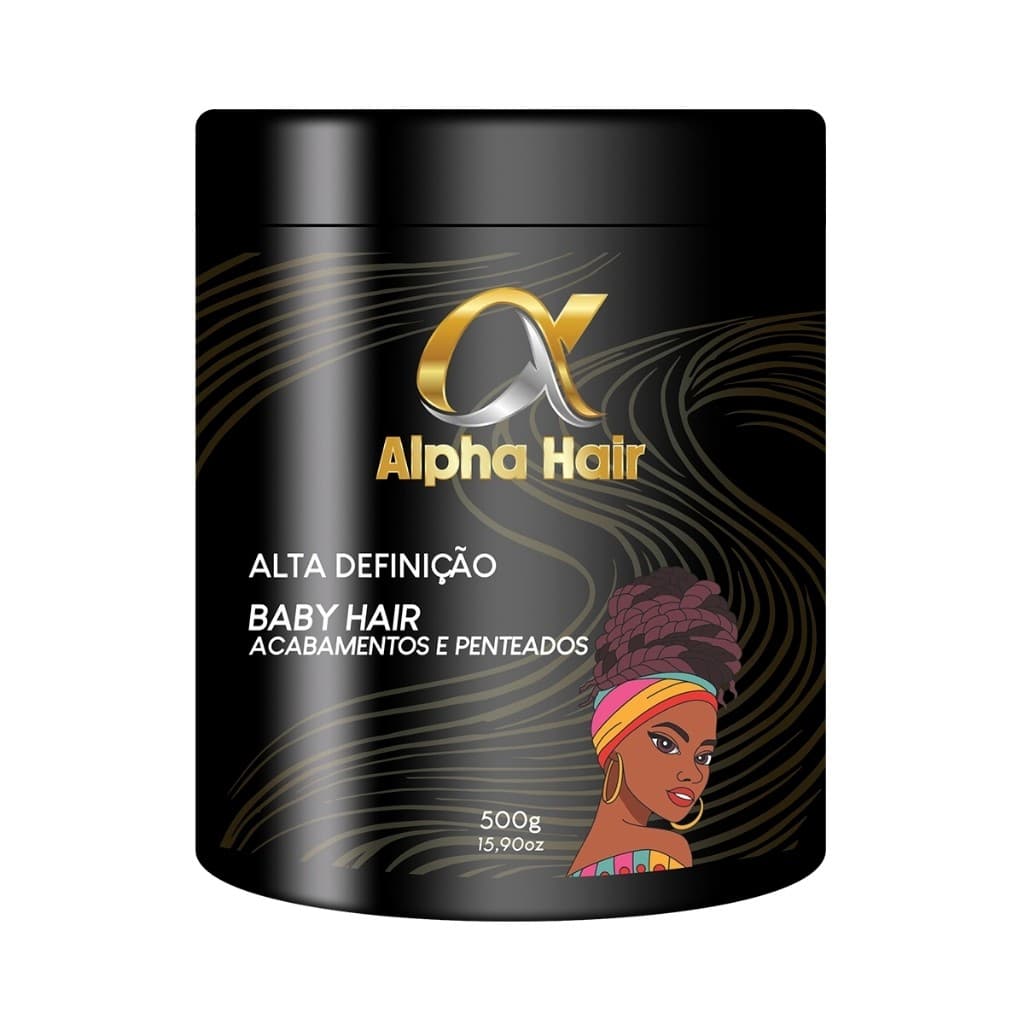 Pasta Modeladora Alpha Hair p/ Tranças Nagô E Baby Hair 500g