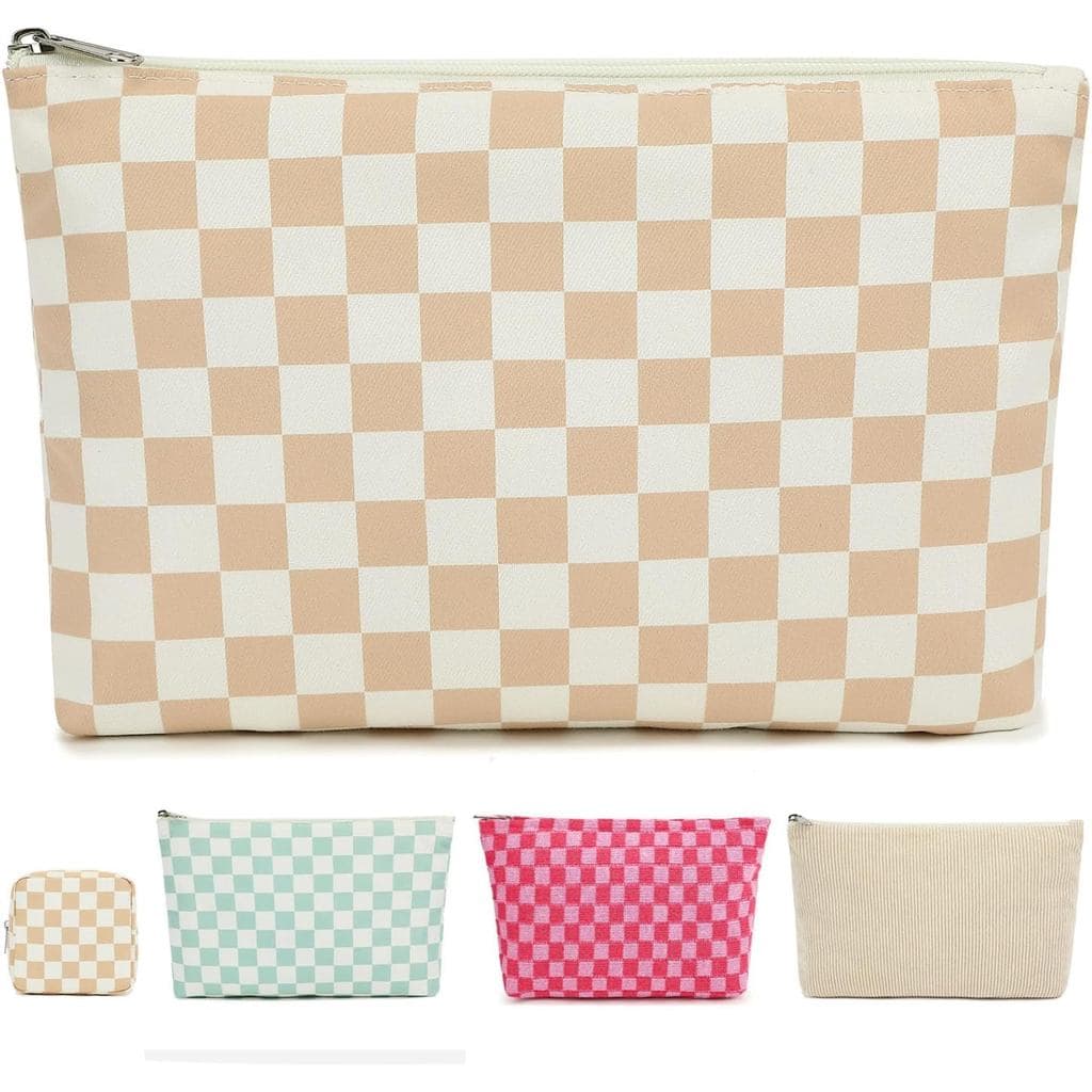 FammarthekeredMakeupBag, TraeloetiBagOrganizerToiletryBag, Bolsas de Maquiagem com Zíper e Compartimentos para Mulheres